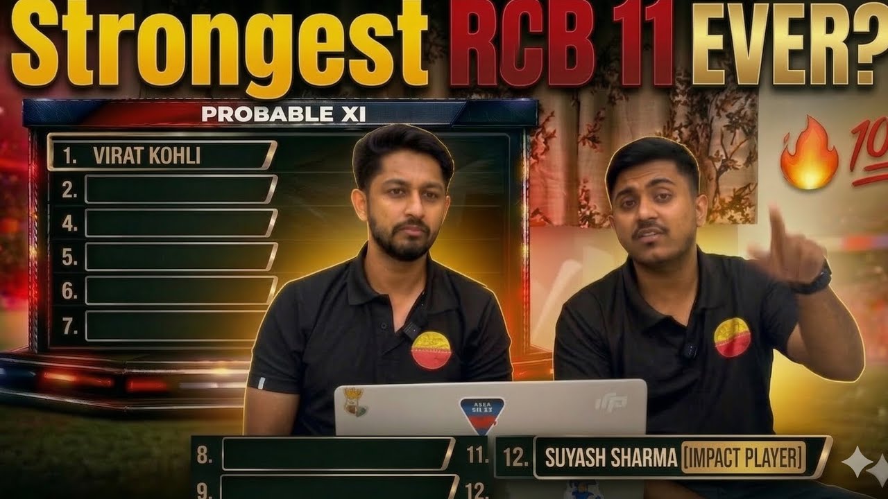RCB BEST PLAYING XI 2026?| RCB Squad Analysis