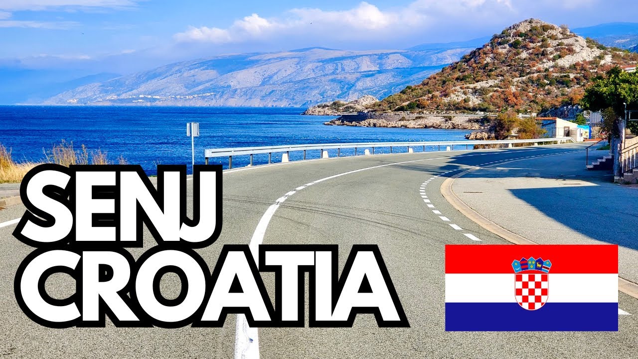 Early morning views of Senj, Croatia, 2024, 4k
