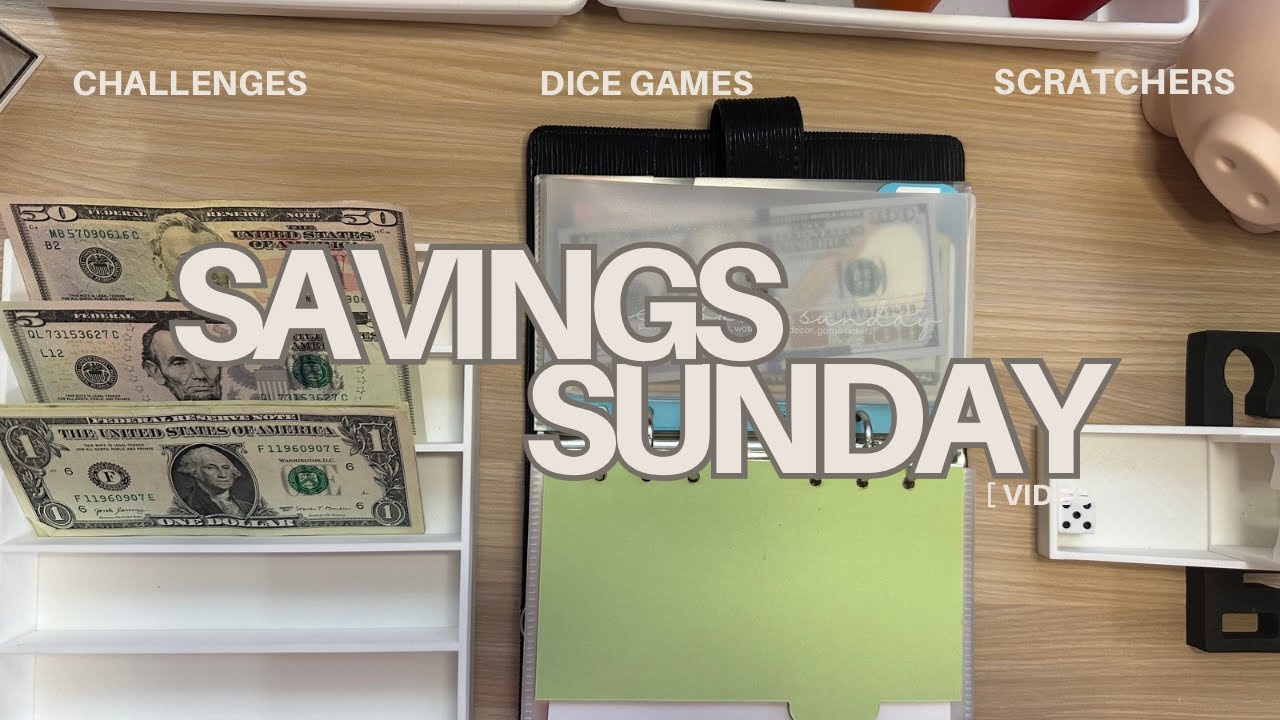 Savings Challenge Sunday | Money Games | Cash Stuffing