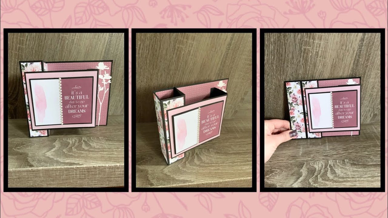 TUTO SCRAP Carte 3D Floral 🌸
