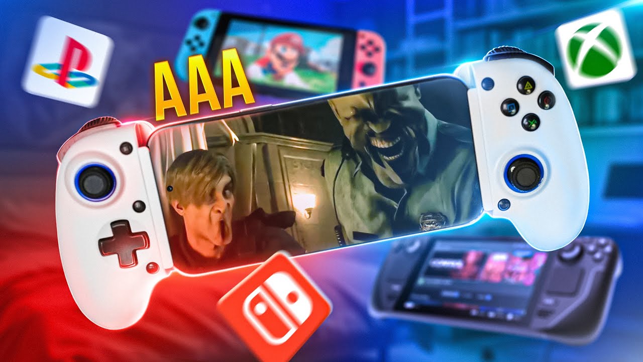 Превратил старый iphone 15 pro max в портативную консоль. На замену Steam Deck