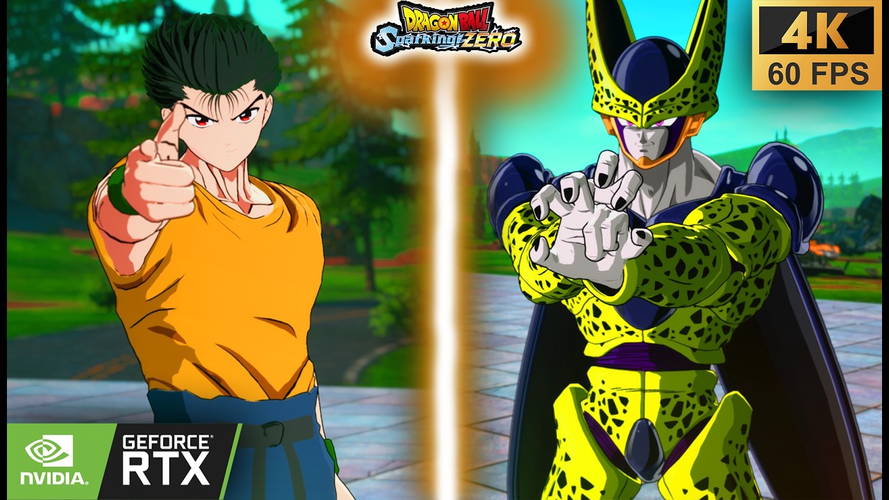 Yusuke Urameshi VS Perfect Cell | Dragonball Sparking Zero, 🔥Epic Mod Battle, 4K 60FPS