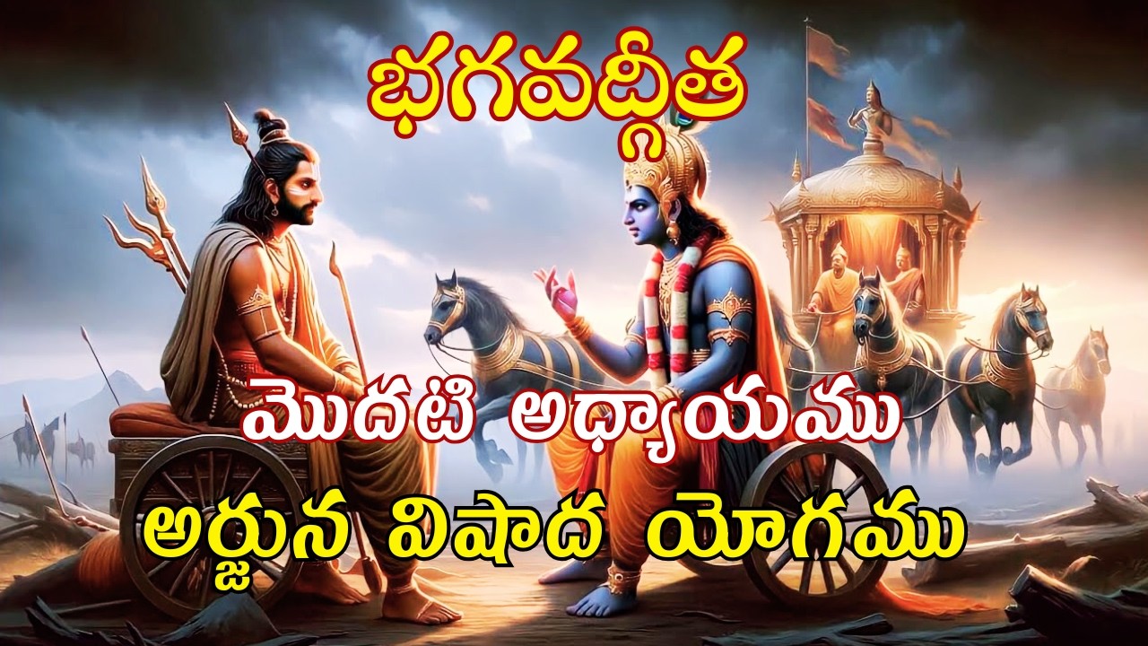 భగవద్గీత-మొదటి అధ్యాయం-అర్జున విషాద యోగము. శ్లోకాలు లేకుండా పూర్తిగా తేలిక భాషలో వివరణ #bhagavadgita