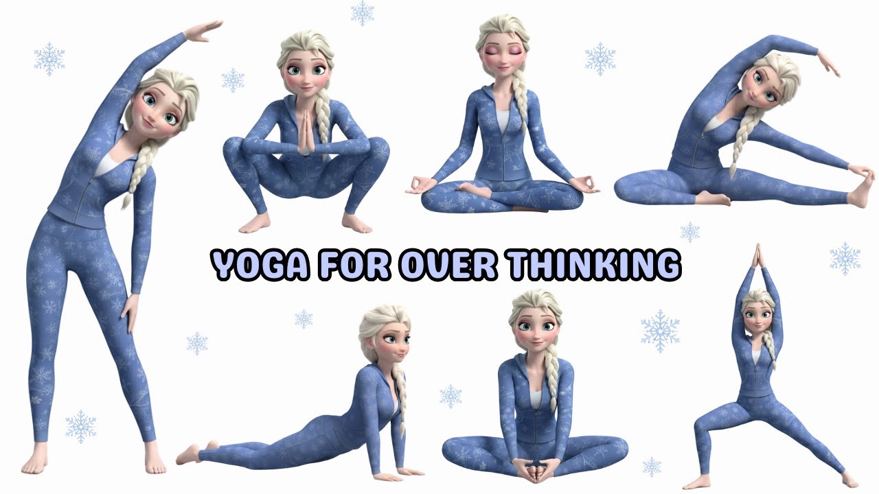 Ultimate Kids Yoga Routine for focus, overthinking and strength | Elsa Yoga | Frozen Yoga