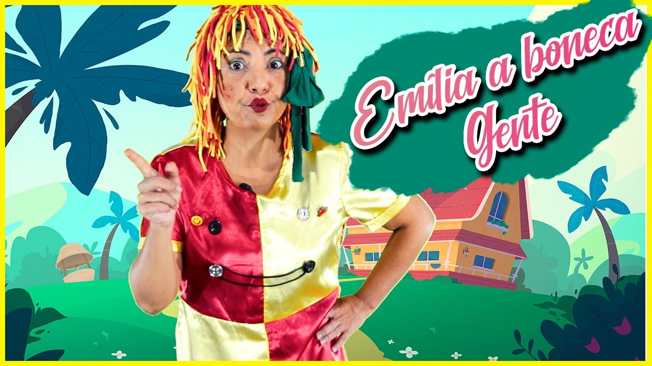 Em&iacute;lia a boneca gente - Historinhas da Tia F&ecirc;
