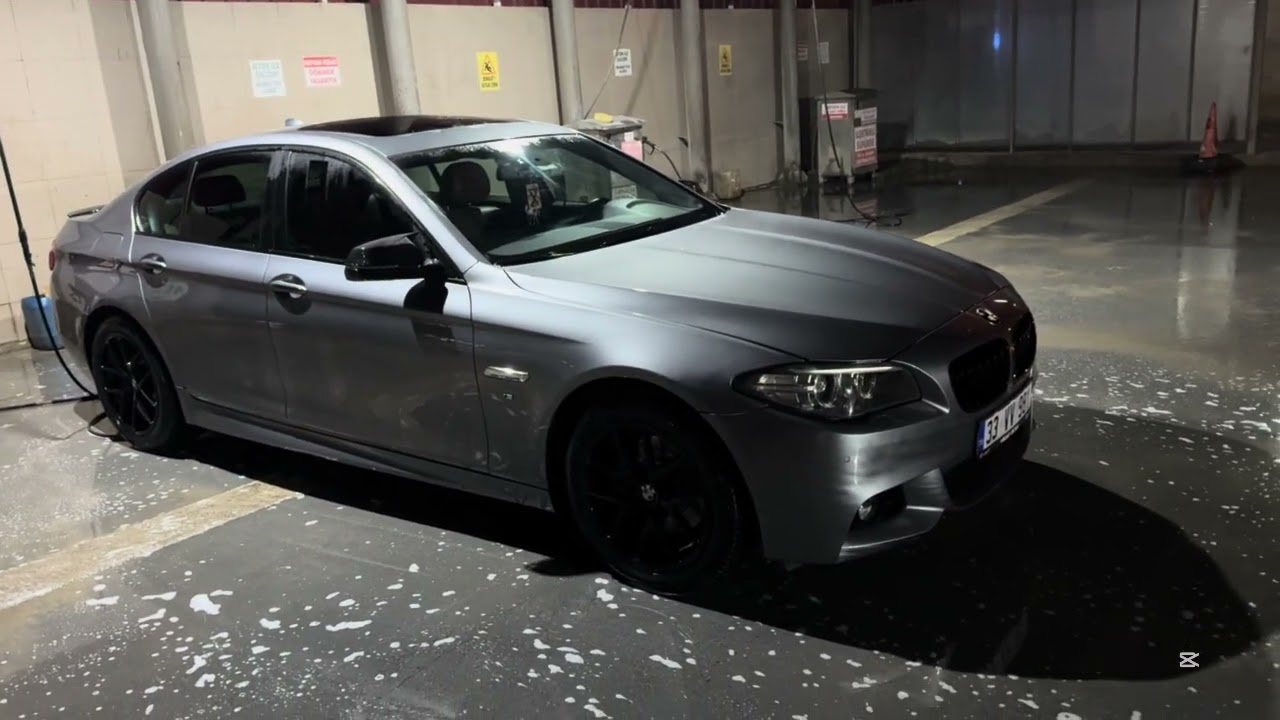 ASMR tadında araç yıkama BMW 5.20i f10 2016