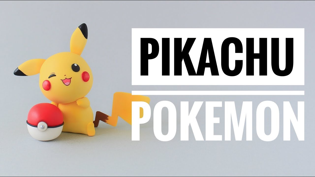 Cómo Hacer a Pikachu de Pokemon | Porcelana Fría | Mis Mejores Ideas