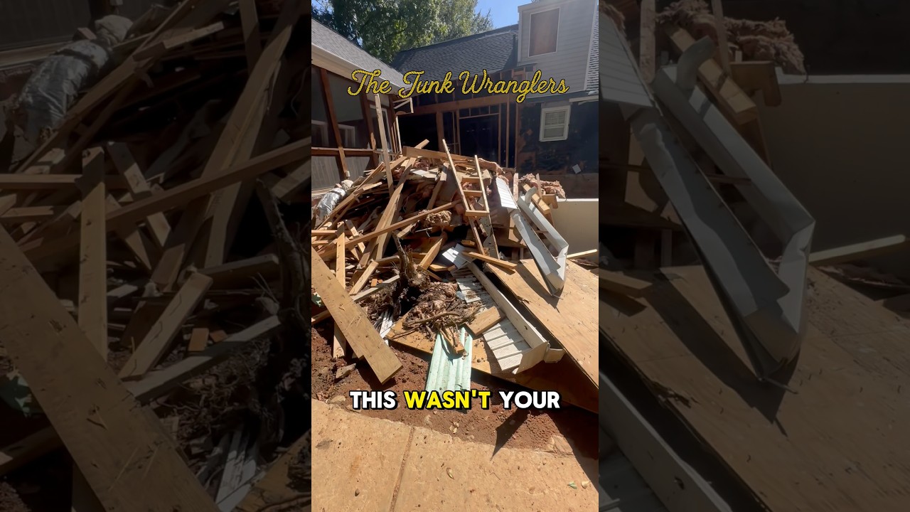 Construction debris removal in Atlanta GA. #junkremoval #construction #atlanta #thejunkwranglers #