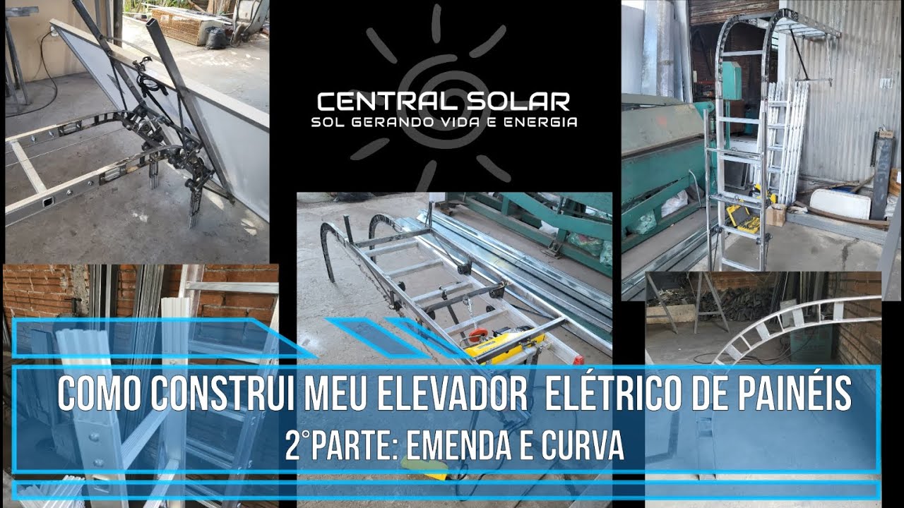 ELEVADOR ELÉTRICO PAINEL SOLAR