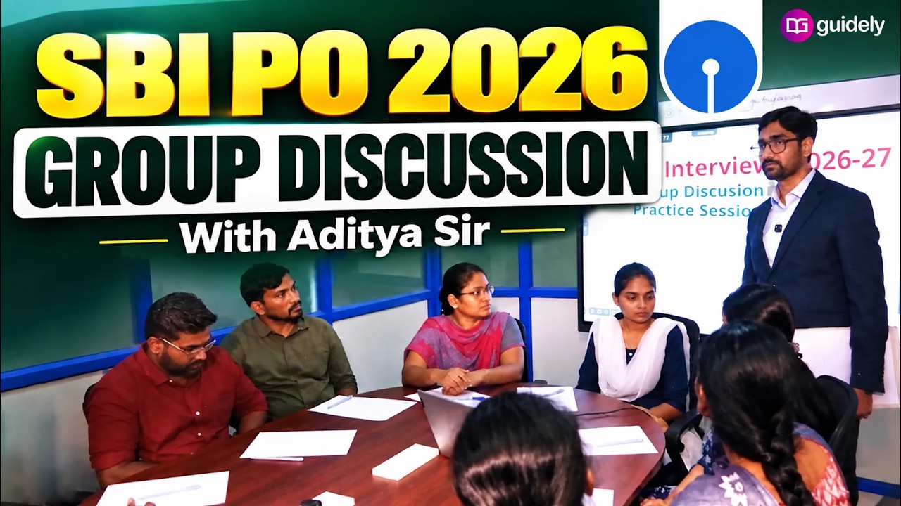 SBI PO 2026 Interview 2026-27 | SBI PO 2026 Group Discussion Practice Session | By Aditya Sir