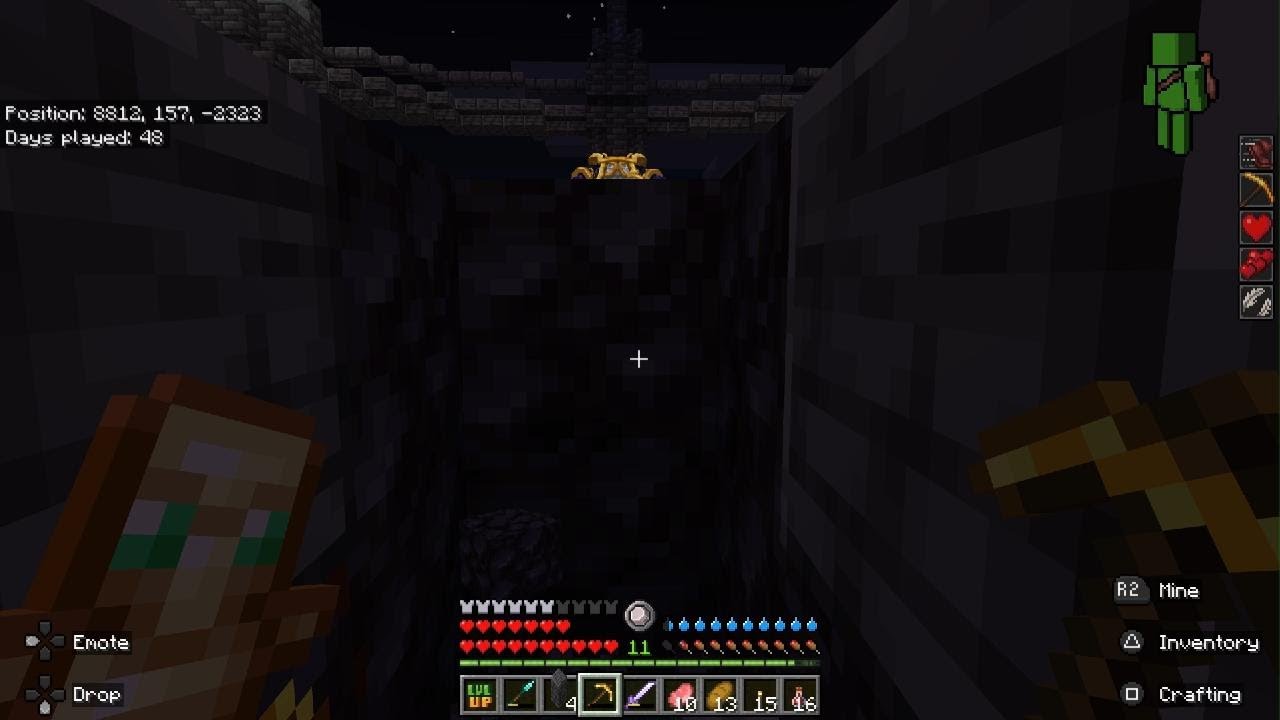 Minecraft Bedrock Rlcraft. Easy Boss Farming Method Dungeon Edition 1 (Skellor The Guardian)