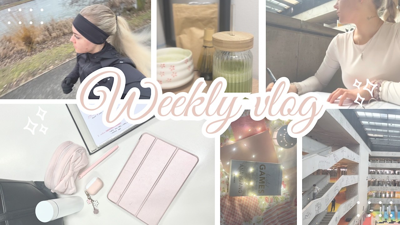 Weekly vlog🌸 život studentky v Praze/ faily / běh / knihovna