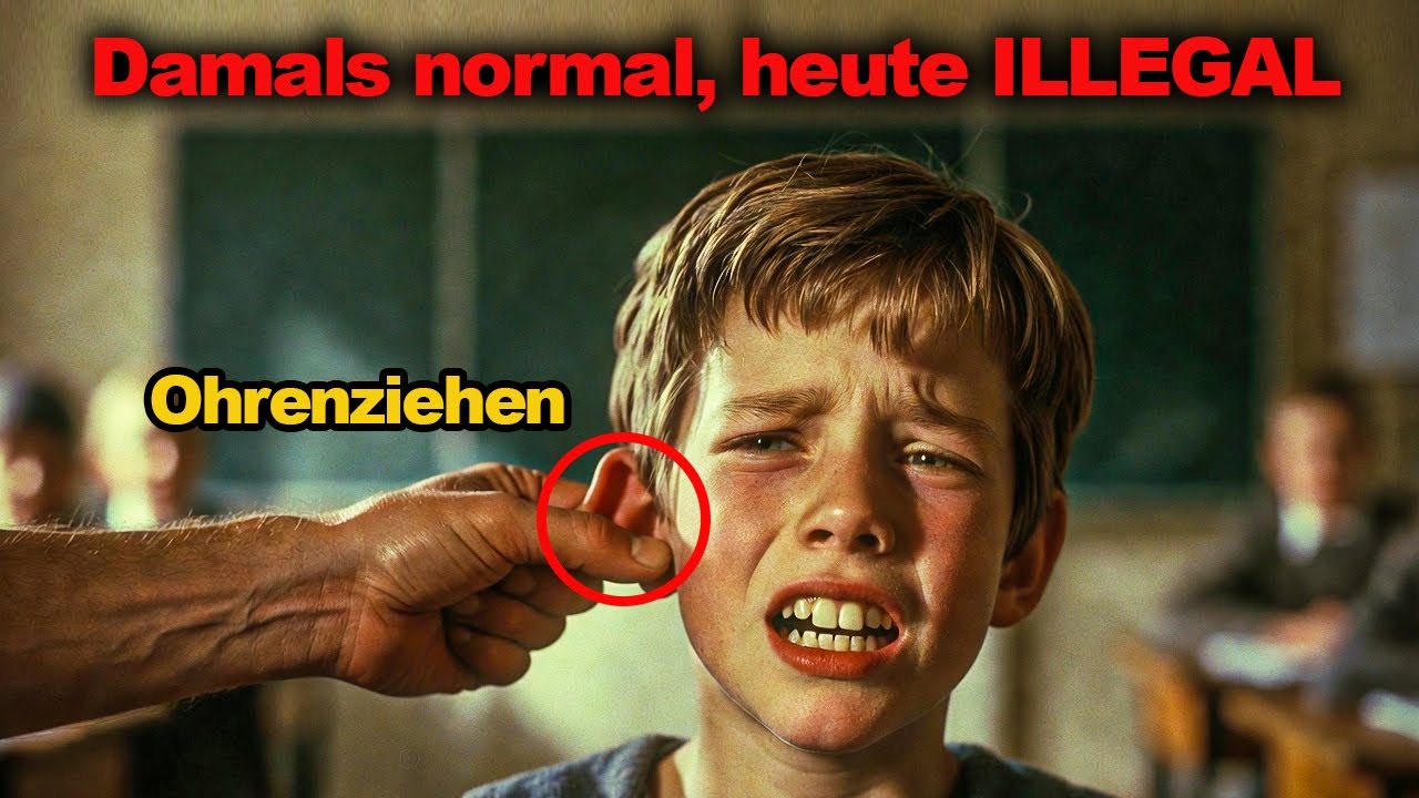 In deutschen Schulen NORMAL in den 1950ern – heute STRENG VERBOTEN 😨