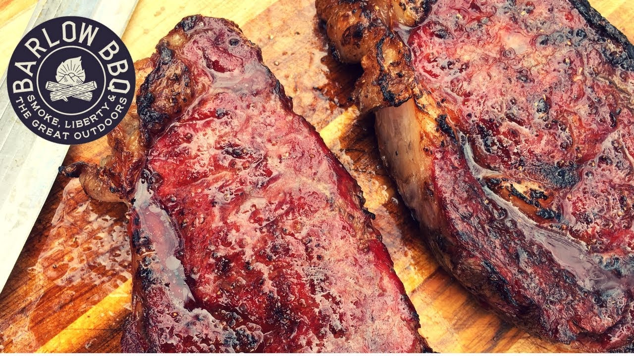 Reverse Sear Ribeye Using the Cold Grate Technique on the Weber Kettle Grill | Barlow BBQ