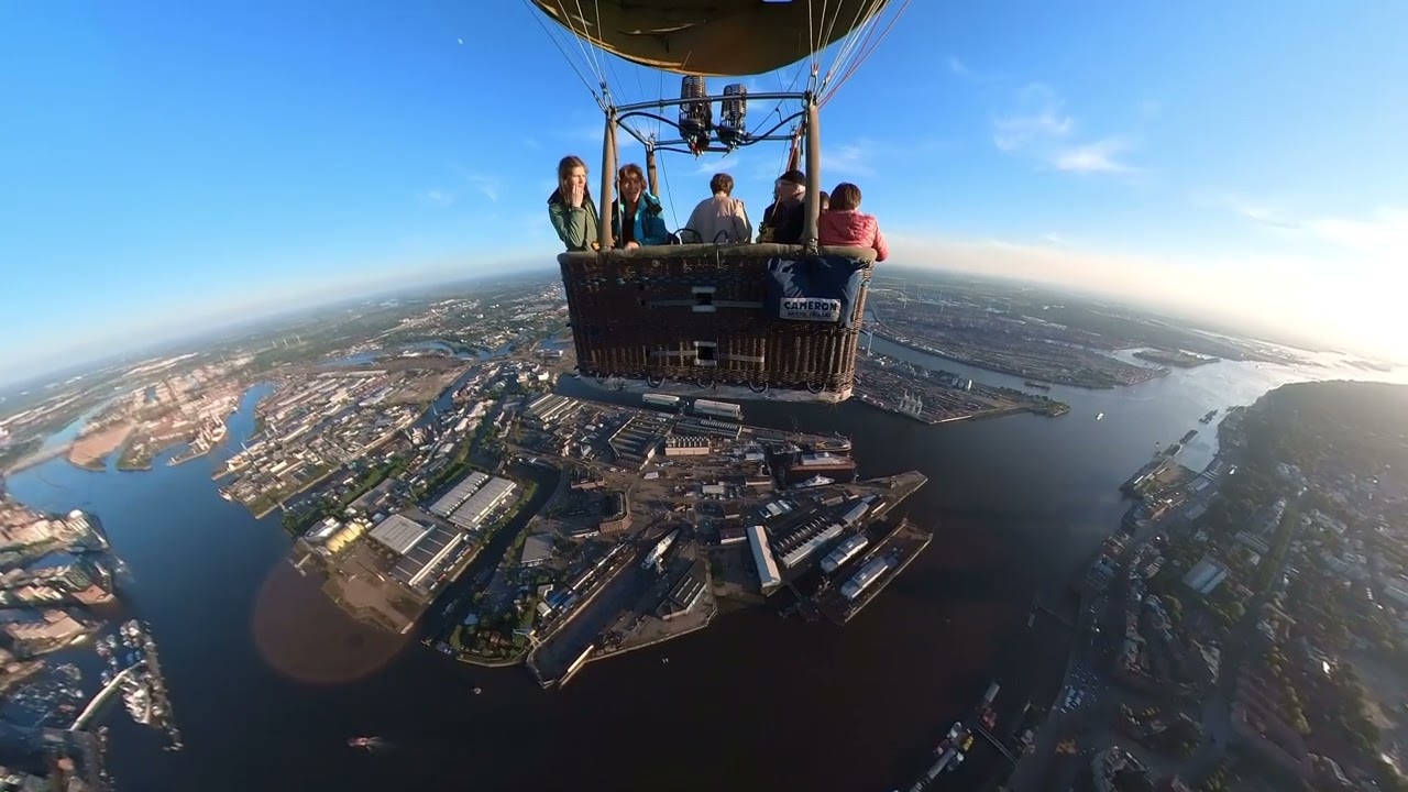 Ballonfahrt über Hamburg mit A.O. Ballonreisen