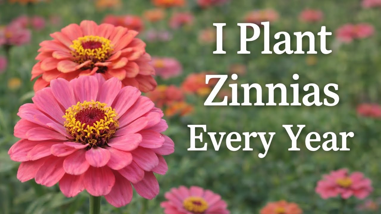 Zinnias - The No-Fail Summer Flower I Plant Every Year
