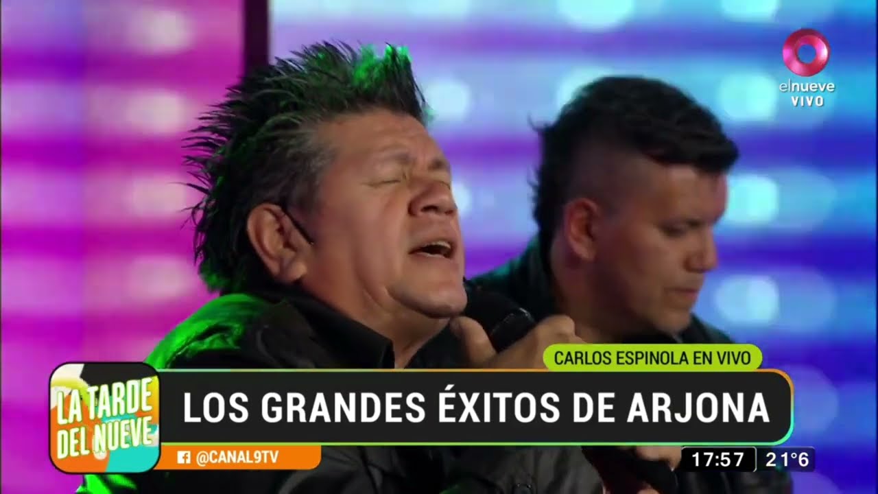 El Mejor Tributo a Ricardo Arjona en Argentina por Carlos Esp&iacute;nola. Canal 9 