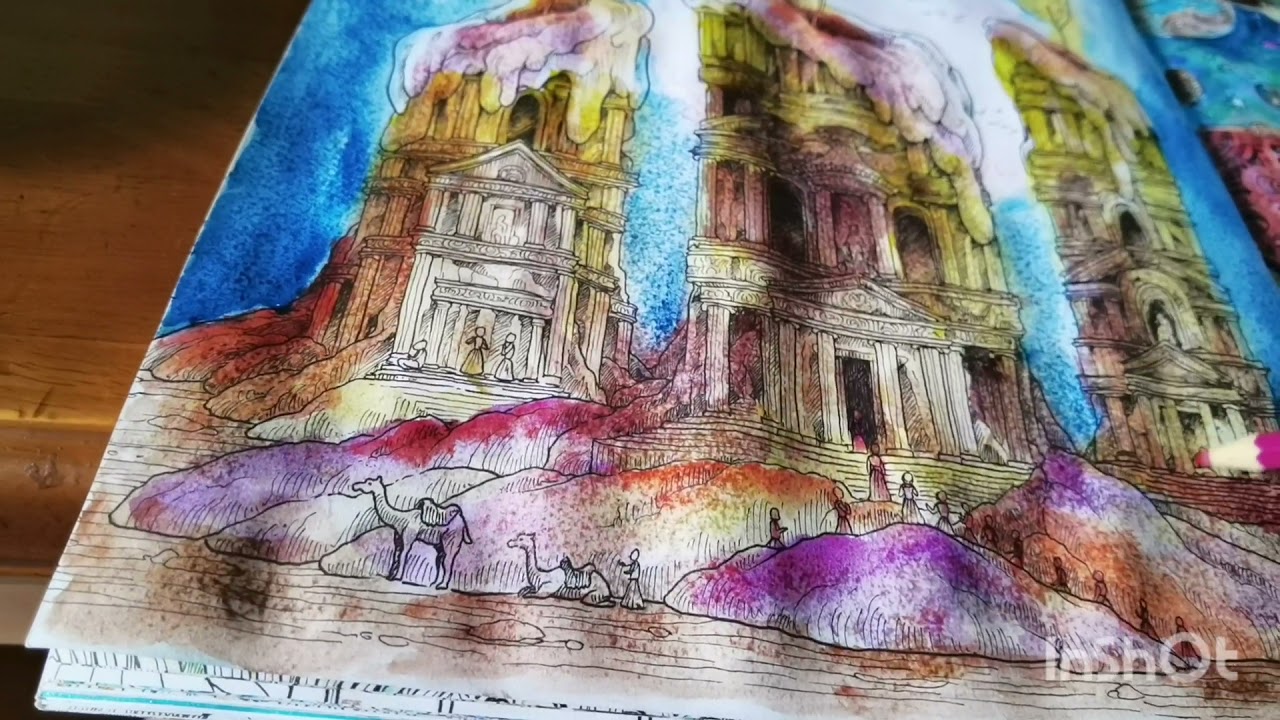Kerby Rosanes's Worlds Within Worlds - Can it takes watercolor?