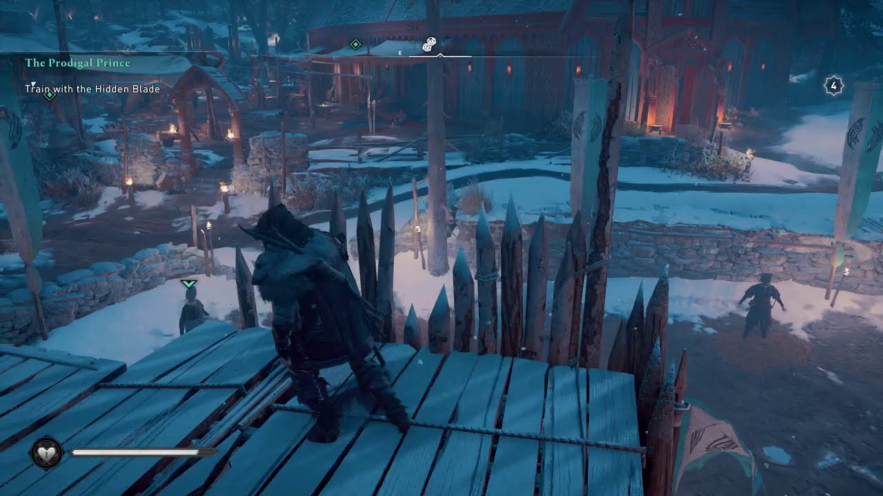 Assassin's Creed Valhalla Train with the Hidden Blade