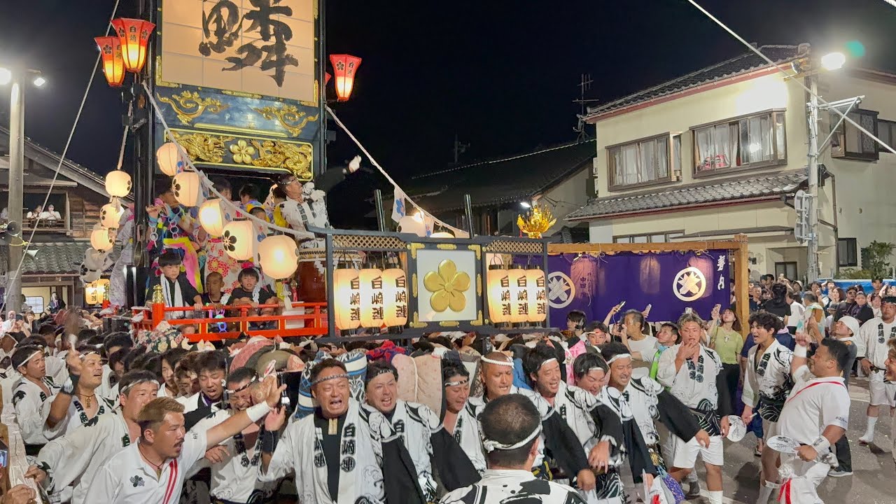 石崎奉燈祭  2025  堂前出発