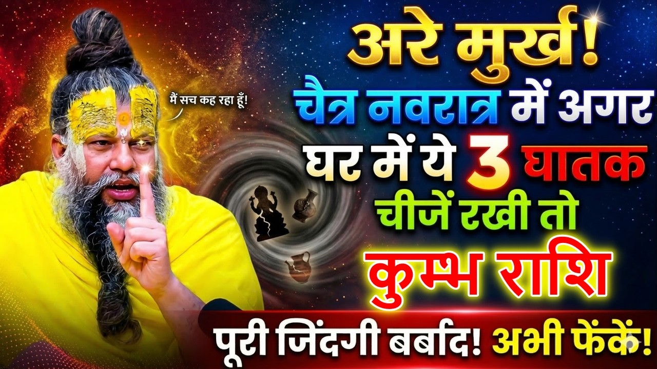 कुम्भ राशि अरे मूर्ख घर में ये 3 घातक चीजें रखी तो 19 मार्च से पूरी जिंदगी बर्बाद अभी बाहर फेंक दो