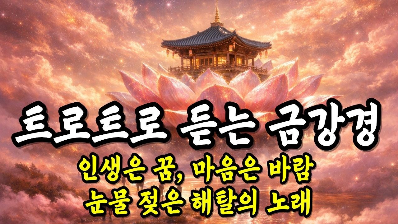 ●트로트로 듣는 금강경● 눈물 주의 😭 금강경에 담긴 인생의 허무와 깨달음 | 트로트 발라드 명상곡
