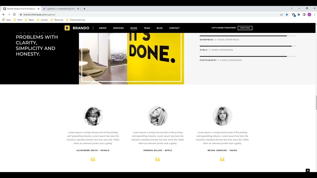 HTML / CSS - Wireframe structure