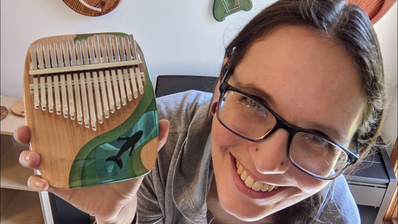 Ocean Resin Kalimba from Hluru Unboxing and Review!