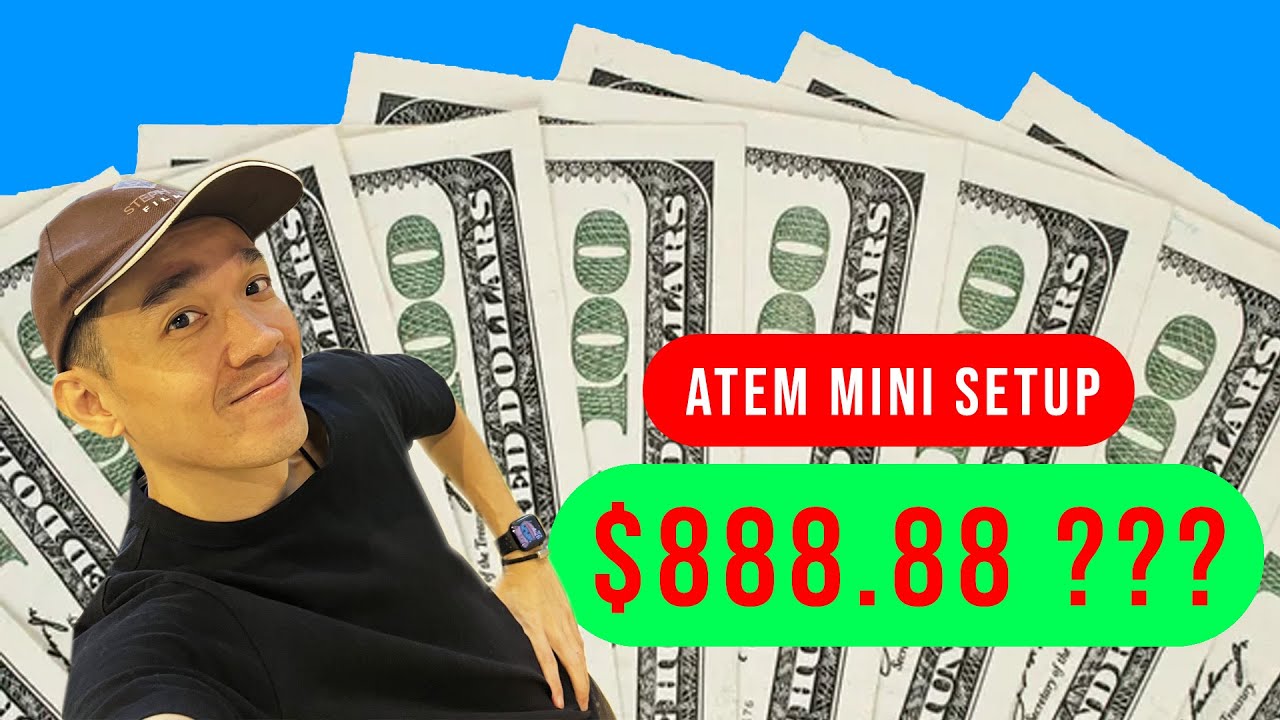 My Atem Mini Professional Livestream Setup for less than $888.88
