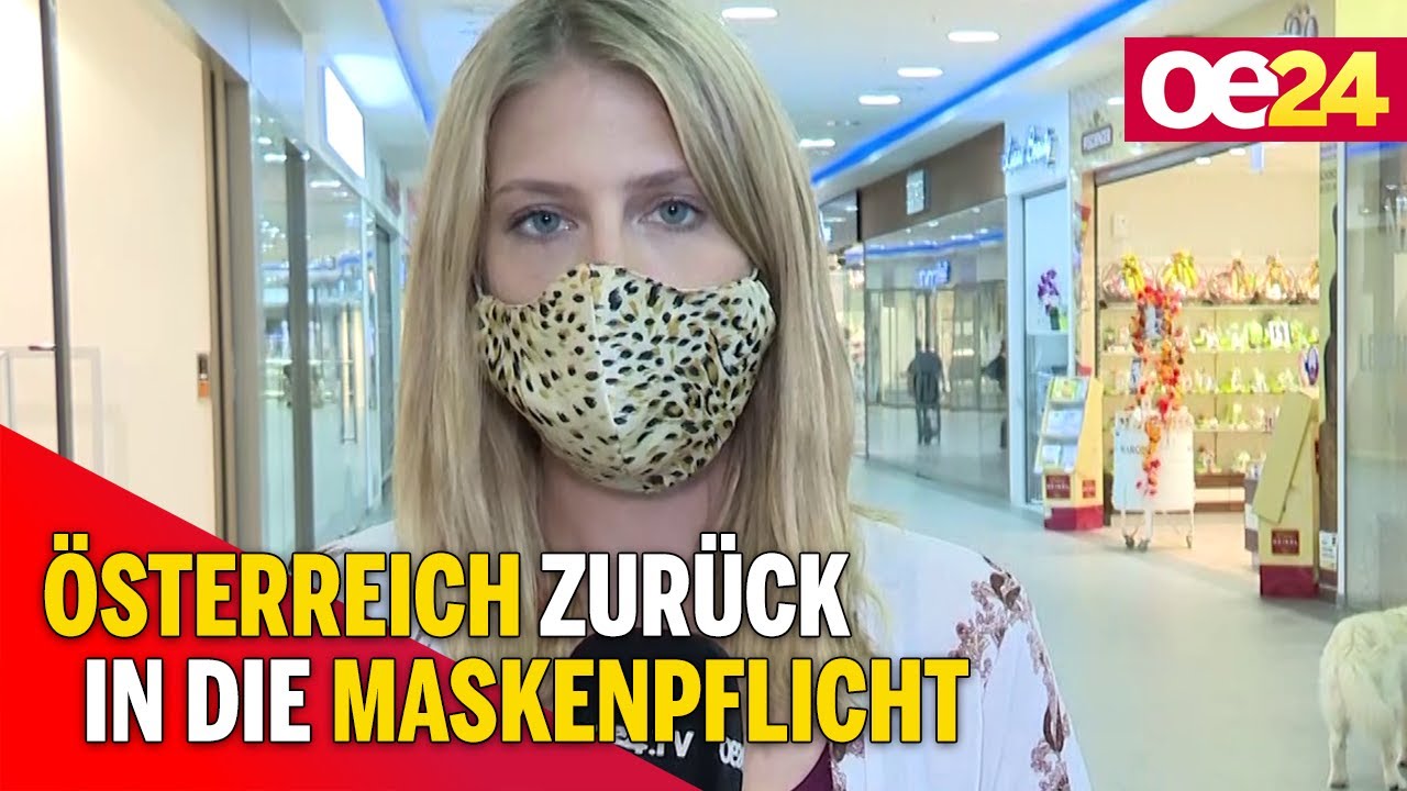 Corona: Österreich zurück in die Maskenpflicht