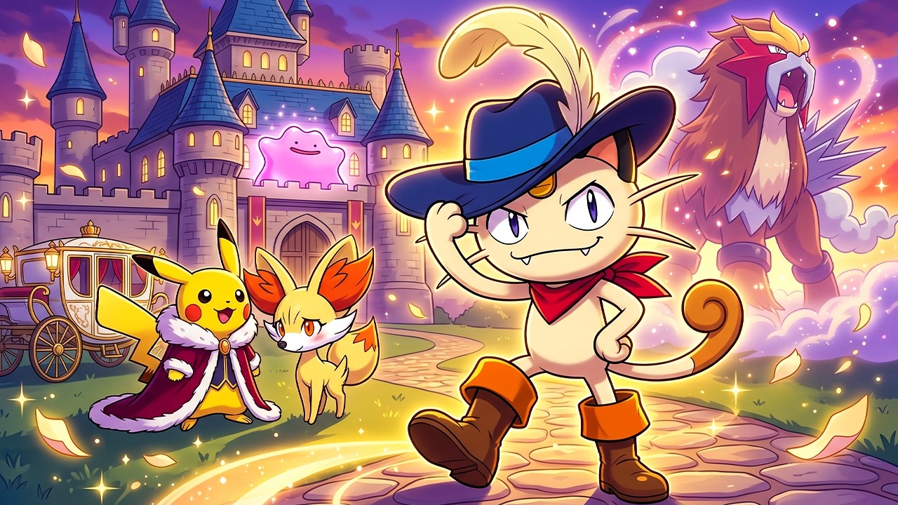 Puss Meowth in Boots | Pok&eacute;mon Story for Kids | Rexy Bedtime