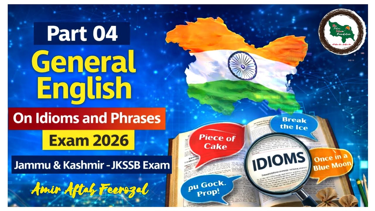 JKSSB FAA 2026 : Idioms & Phrases | Part 04 ✅ | Finance Account Assistant | JKSSB Exam 2026 