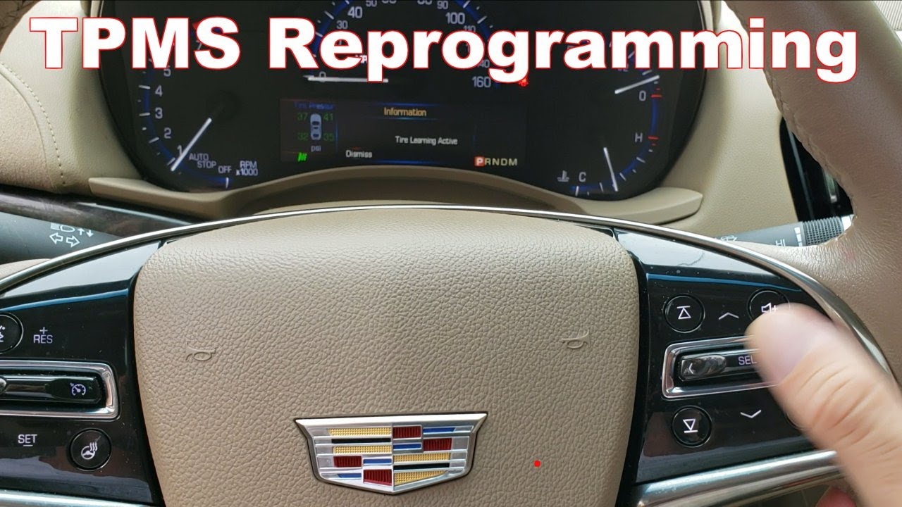 TPMS Sensor Reprogramming Chevy, Cadillac, Pontiac (Relearn TPMS on Cadillac ATS)