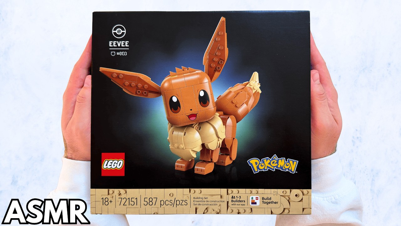 ASMR | Pokemon LEGO Eevee Unboxing & Build ✨ Soft Spoken
