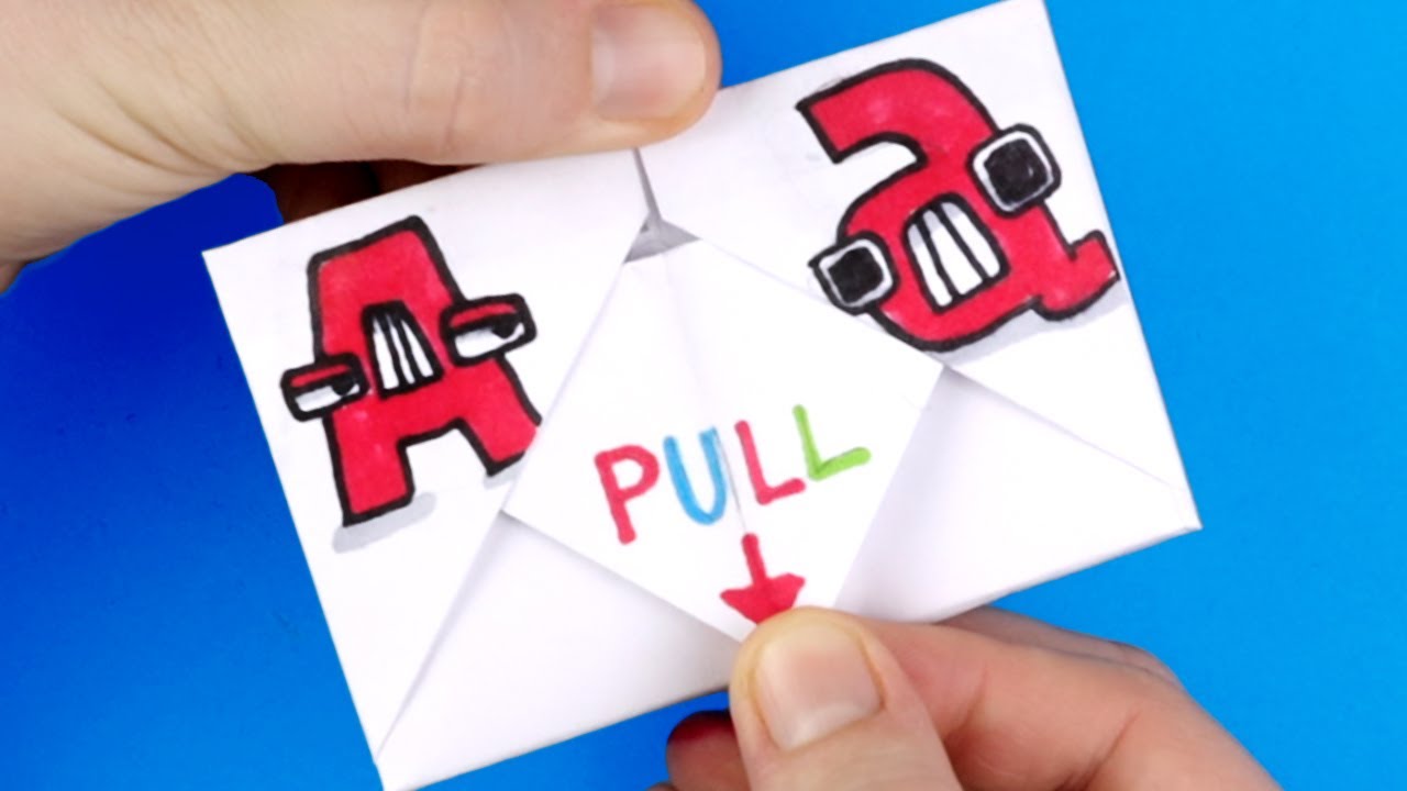 TUTORIAL ALPHABET LORE Transformation PAPER CRAFTS for FANS