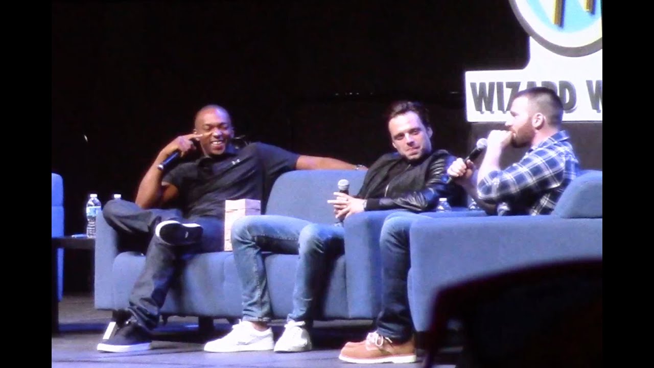 WW Philly - Team Cap FULL PANEL (Chris Evans, Sebastian Stan, Anthony Mackie)