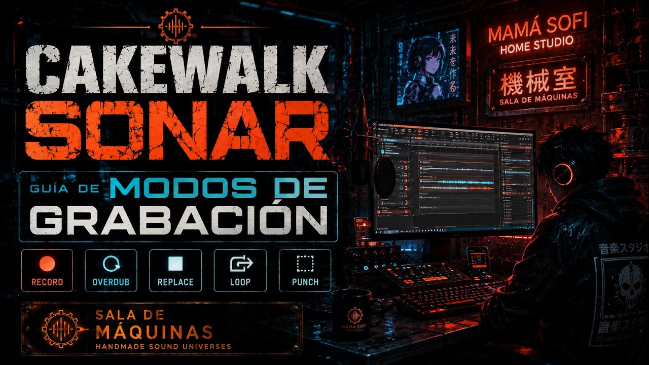 CAKEWALK SONAR | MODOS DE GRABACIÓN | ENRIQUE LABARIEGA