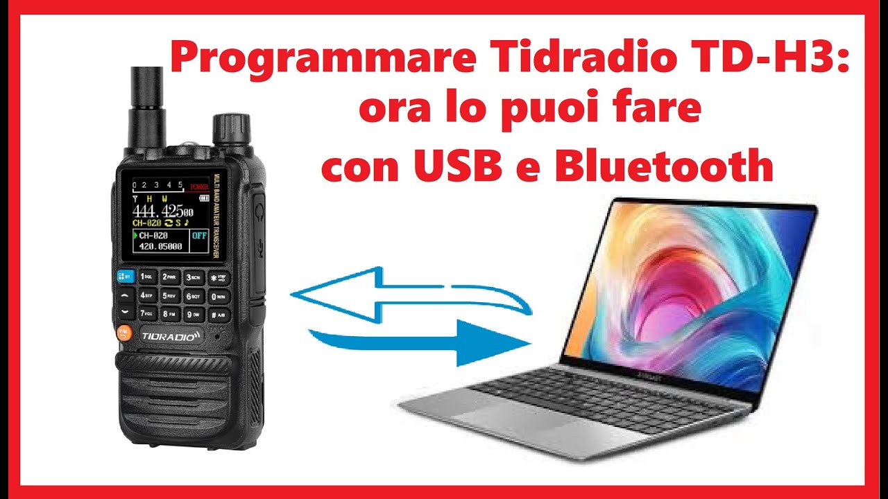 TIDRADIO H-3 Piccola, compatta e facile da programmare