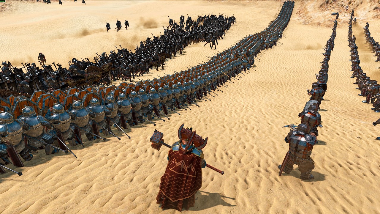 500 Dwarves Against 500 Orcs in the Desert — Endurance Is Put to the Test