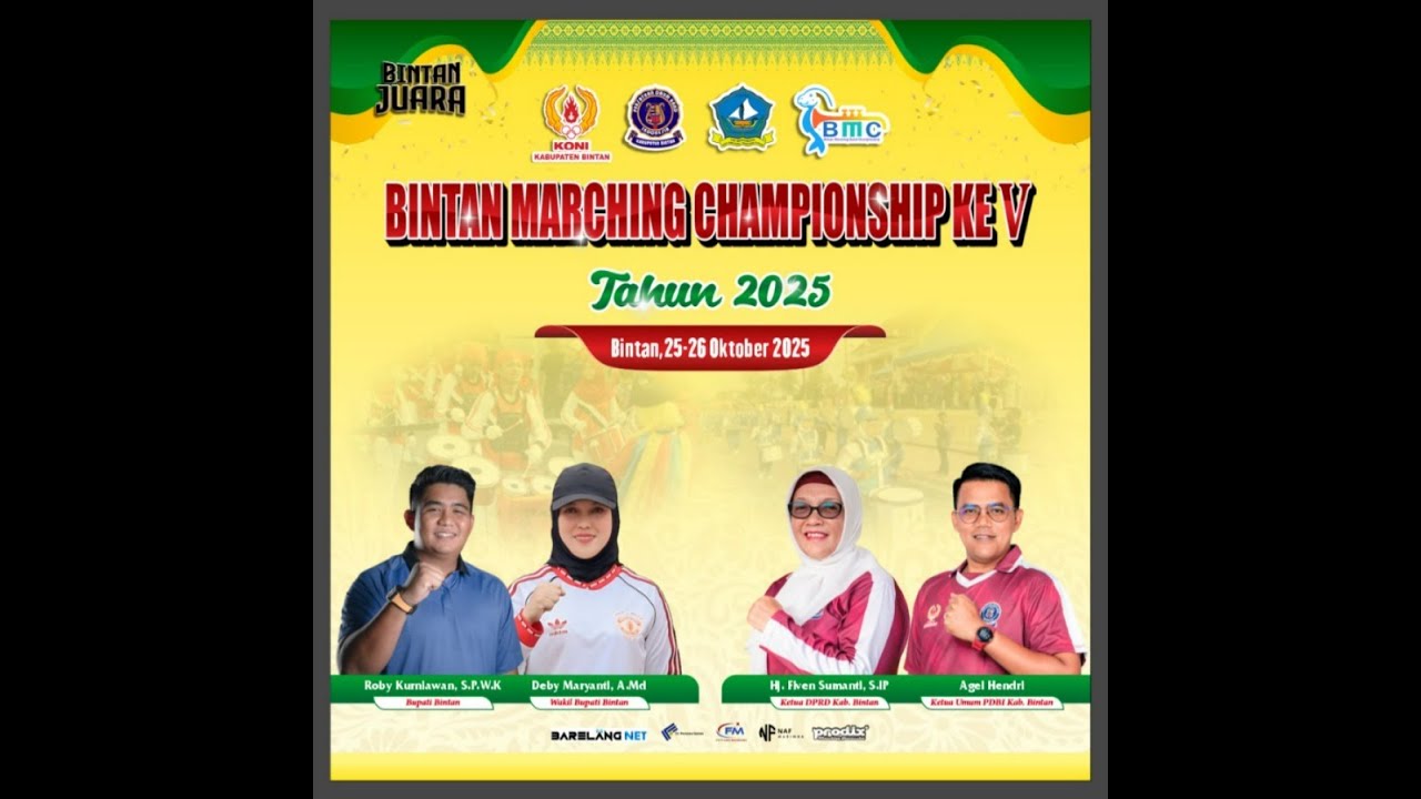 🔴 Live - Pembukaan Bintan Marching Championship Ke-V Tahun 2025