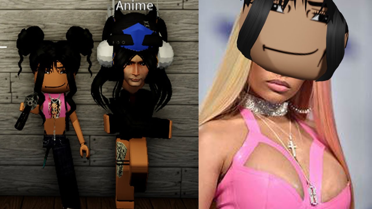 Nicki Minaj In da hood was a bad idea - ROBLOX TROLLING