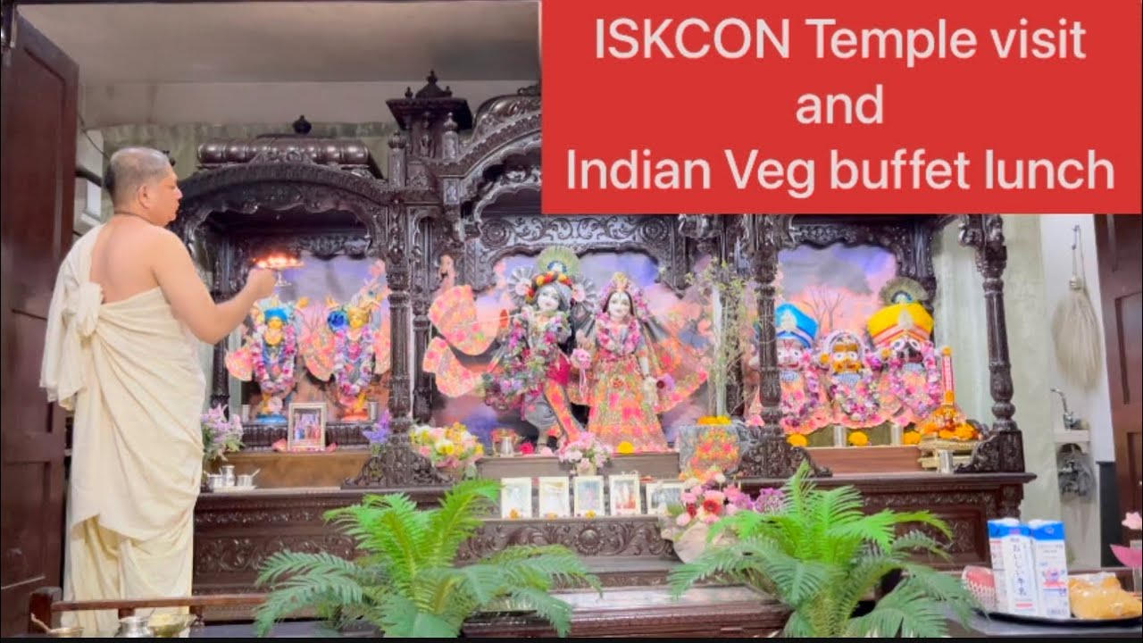 Tokyo ISKCON Krishna Temple Visit | Veg buffet lunch at Govinda&rsquo;s