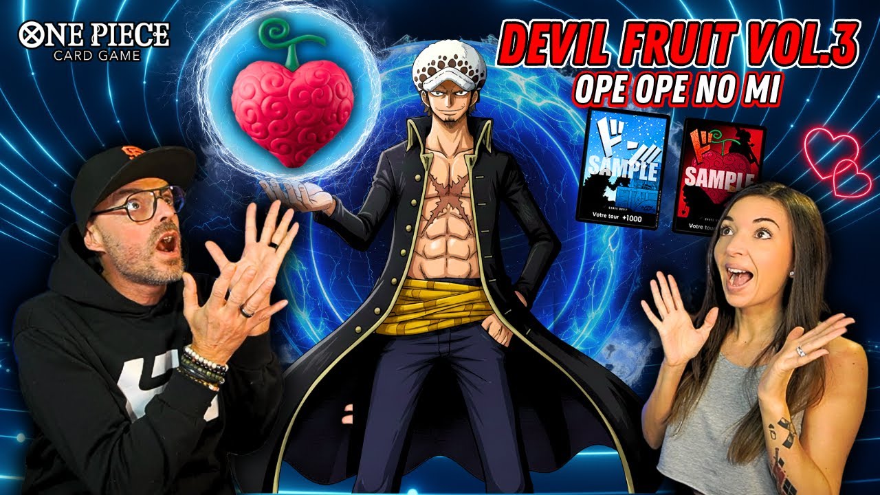Ca y est ! ❤️ Le DEVIL FRUIT VOL.3 est là avec le OPE OPE NO MI de LAW ! ❤️ One Piece Card Game