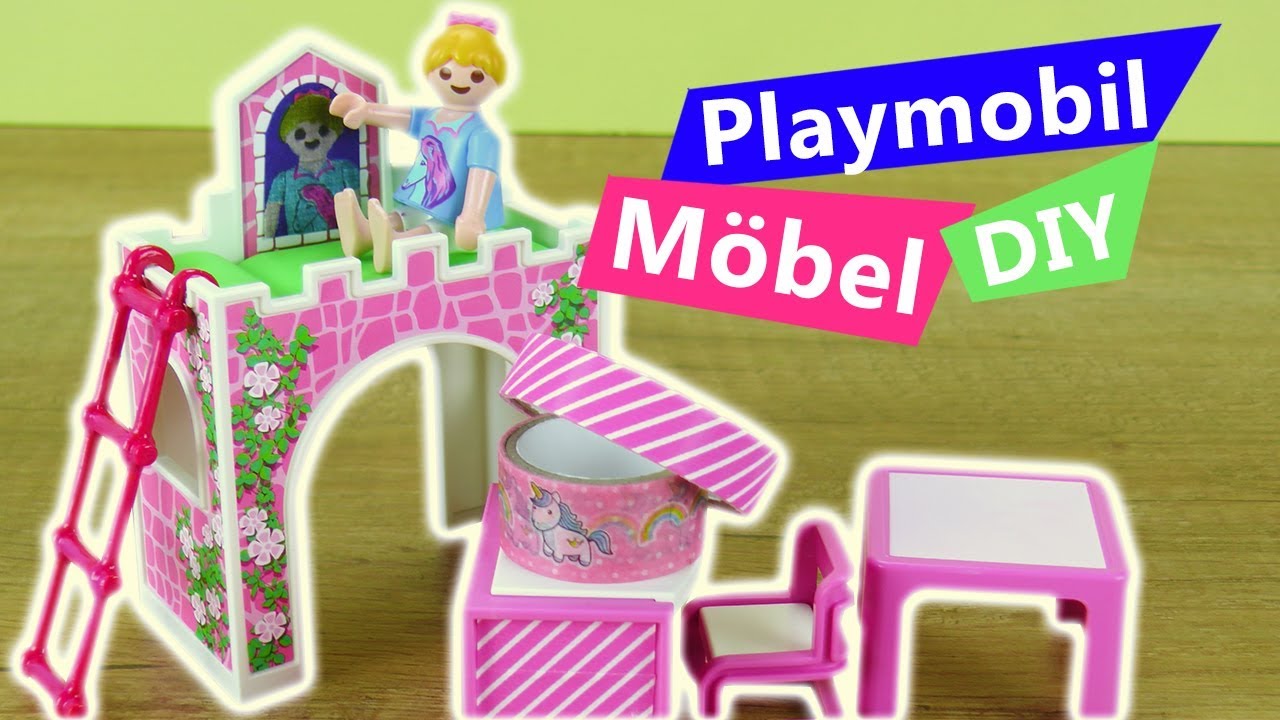 Playmobil Möbel DIY | Hannahs neues Zimmer umgestalten | Ideen für ein Playmobil Kinderzimmer