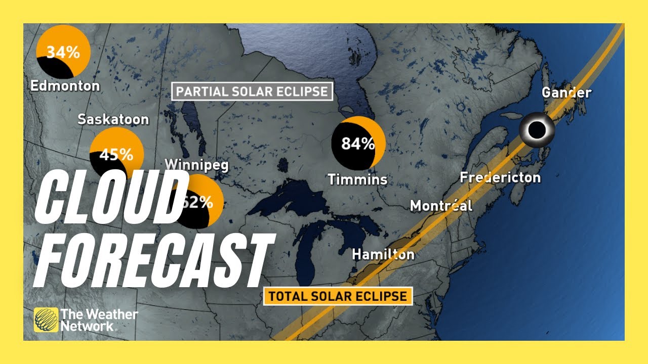 Eclipse Cloud Forecast: Down to the Wire for Many Regions