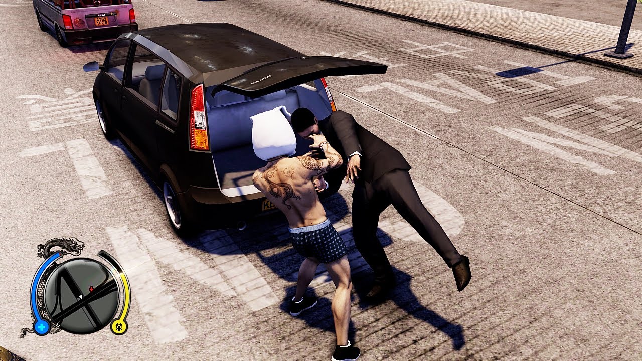 Sleeping Dogs PC - Free Roam Rampage & Funny Ragdoll Moments - 4K/60FPS