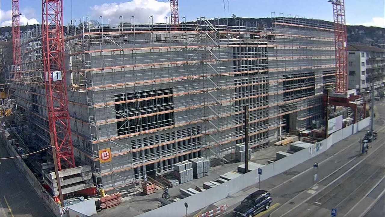 Baustellen-Zeitraffer Erweiterung Kunsthaus Zürich