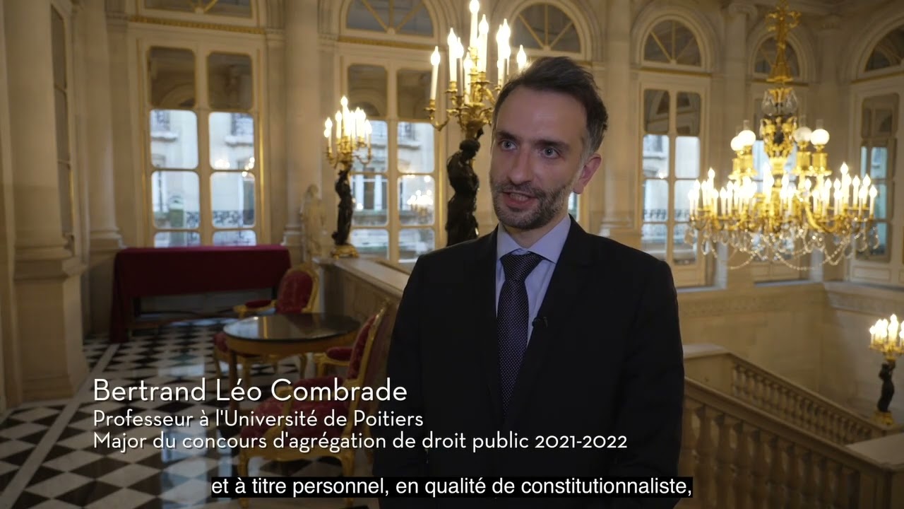 Conseil constitutionnel. Réception des membres du jury et des agrégés de droit public 2022