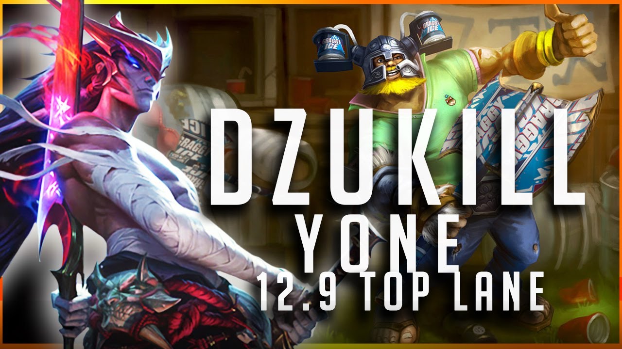 Dzukill - Yone vs Olaf TOP Patch 12.9 - Yone Gameplay