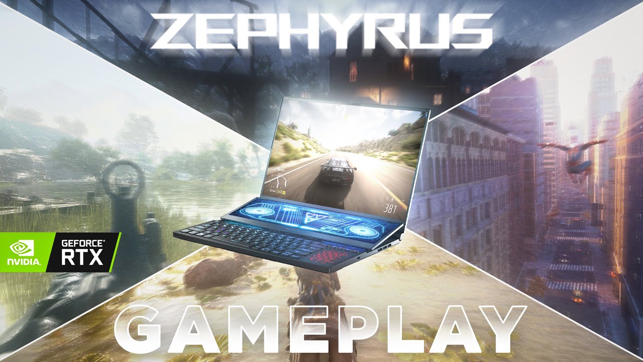 RTX 3080 Ti 16GB | Asus ROG Zephyrus Duo 16 2023 GAMEPLAY DEMO - ULTRA | Romania